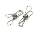 10Pcs Metal Clothes Pegs Stainless Steel Washing Line Hanger Photos Clip 3C