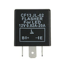 3 Pin 12V DC Car Flasher Relay Fix LED Light Turn Signal Hyper Flash CF13 JL-02