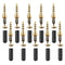 10X 3.5mm Male Stereo Audio AUX Adapter Plug Jack Adapter Repair for Earphone