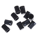 10 Pcs Black Plastic Potentiometer Rotary Control Knobs Caps for 6mm Dia Shaf Nw
