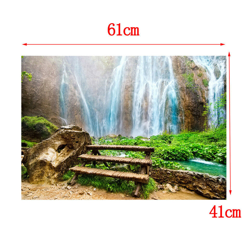 Aquarium Background Poster Fish Tank Wallpaper Underwater Decor 61x41cm