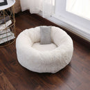 Long Plush Super Soft Pet Bed Kennel Dog Round Pet Winter Warm Sleeping Bag
