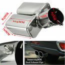 Stainless Steel Car Double Tube Mufflers Exhaust Pipe Decoration Outlet Tai