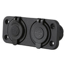 150W Cigarette Lighter Socket Adapter, 12V/24V Power Output with 4.2A Dual