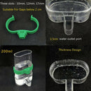 Acrylic Bird Feeder Water Drinker Fountain Food Dispenser Feeder for Cockatiel