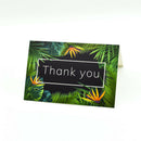 6 Sets Thank You Cards with Envelopes Leaf Printed Invitation Card