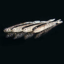 10PCs 7.5cm/2.4g Soft Fishing Lure Tiddler Swim Artificial Bait Tackle Minnow