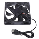 1Pc 5V USB Connector 120x120x25mm PC Computer Cooling Cooler Fan Heatsink.ES
