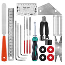 Portable Stainless Steel Guitar Cleaning and Maintenance tool set Newest Useful
