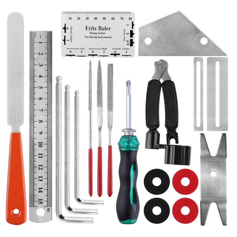 Portable Stainless Steel Guitar Cleaning and Maintenance tool set Newest Useful
