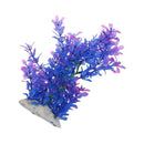1 x Art Plant 15-20 CM Aquarium Decoration Water Plant purple + blue