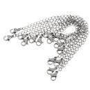 8PCS Necklace Chain Extender With Lobster Clasp Jewelry Making Accessories