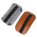 Orange PU Leather Mouse Pouch Case Mice Case Storage Bag for Magic Mouse 3C