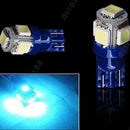 50 PCS T10 Wedge 5SMD 5050 Ice Blue LED Light bulbs W5W 2825 158 192 1 NPK
