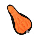 Silicone Cycling Bicycle Bike Saddle Seat Cover Orange N8I1