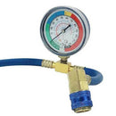 1pc Metal R134a Recharge Measuring Hose Pressure Gauge Adapter Car Air Cond M4Q5