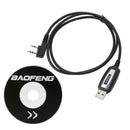 USB 2 Pins Programing Cable Program Software CD for Baofeng UV-5R BF-888S_RadiTE