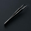 1pc Stainless Steel Tweezers Precision Anti-Static Curved Repair Tools