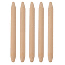 5pcs  Bowl 12cm Wooden Dual End Stylobate Beekeeping Tool Queen Cell King Rod