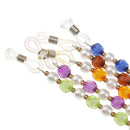 5 Pieces Acrylic Beaded Eyeglass Sunglasses Chain Holder Strap Fashion Lanyard