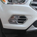 for Ford Escape / Kuga 2017 2018 Front Fog Light Cover Chrome Lamp Cover 1