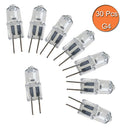 30PCS Mini G4 JC Type Halogen Light Bulbs 20W DC 12V Lamp For Crystal Chandelier