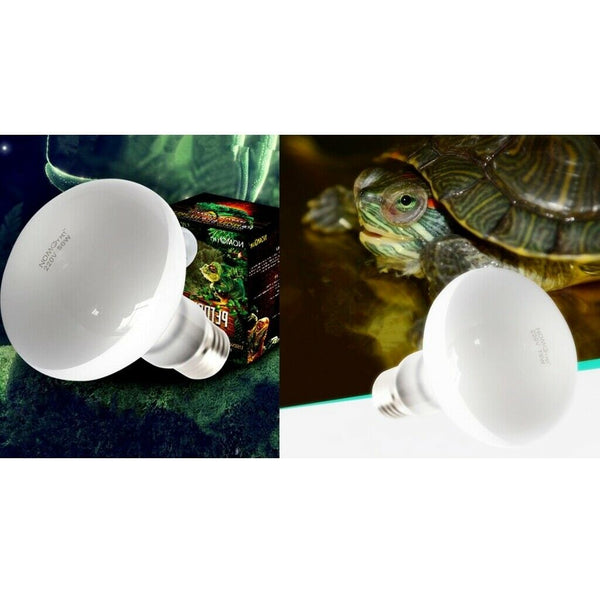 2 pcs 50/75W Day Light Basking Heat Spot Lamp Bulb Heater Animal Reptile