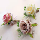 Pack of 3 Wedding Bridal Corsage Bridesmaid Wrist Flower Corsage Flowers for