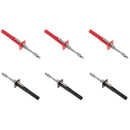 6 Pack Test Clip Insulation Piercing Alligator Probes For Car Circuit Tester