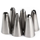 6 PCS Icing Piping Nozzles Pastry Tips Cake Sugarcraft Decorating Tools Set HME