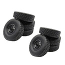 8x RC Tire Black for WPL B14 B14K B24 C14K C24 C24K B36 DIY Upgrade Parts