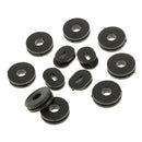 12x Black Rubber Side Cover Grommets For Motorcycle Car