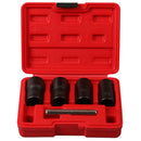 5Pcs/Set Spiral Tire Screw Anti-Tooth Extractor Sleeve Nut Removal Tool for