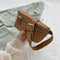 Fashion PU Shoulder Bag Women Pure Fanny Chest Crossbody Pack (Light Brown)