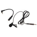 Omnidirectional Microphone with Right Angle Adapter Cable for PC Smartphone