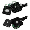 Clamp Quick Release QR 40 Plate For Tripod Monopod Ball Head DSLR Came SIL