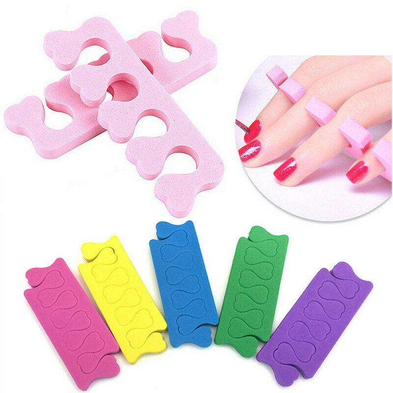 20pcs Manicure Sponge Finger Toe Separator Divider Spacer Nail Art Supplies
