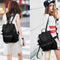 Waterproof Women Backpack Capacity Oxford Cloth Storage Anti Theft Solid