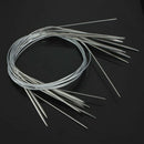 11PCS Stainless Steel Circular Knitting Needles Crochet Hook Weave Set W2L8