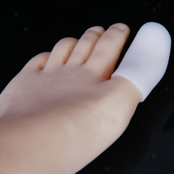 1 Pair Silicone Gel Toe Caps Protector For Hammer Toe Claw Blisters Corns S
