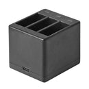 DC 5V 2.1A 3 Slots Smart USB Battery Charger for GoPro Hero 5 6 7 Camera