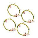 4pcs Angel Garland Charms Elf Theme Pendant DIY Jewelry Findings Gifts