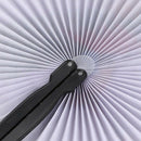 2PCS Paper Folding Chinese Oriental Floral Hand Fans Wedding Favours Table  Z7V6