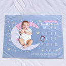 Cartoon Moon Little Stars Printing Background Backdrop Newborn Photography Props