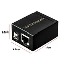 RJ45 To VGA Signal Extender 60M Transmitter Receiver Adapter