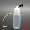 5pcs 10ml Wholesale Needle Tip Empty Squeezable Liquid Dropper Bottle Plastic