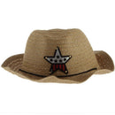 Cute Baby Kids Children Boys Girls Straw Western Cowboy Sun Hat Cap Gift T4Y5