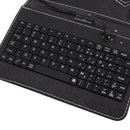 Keyboard and Case for 7-Inch Tablets (7 Inch USB TO mini USB Keyboard, Blac