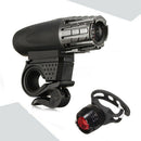 USB Rechargeable LED Bicycle Bright Bike Front Headlight+Rear Tail Light Set P5L