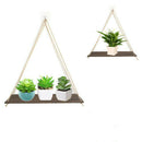 6pcs Decorative Hanging Wall Mounted Shelves Garden Hanging Shelves Decor